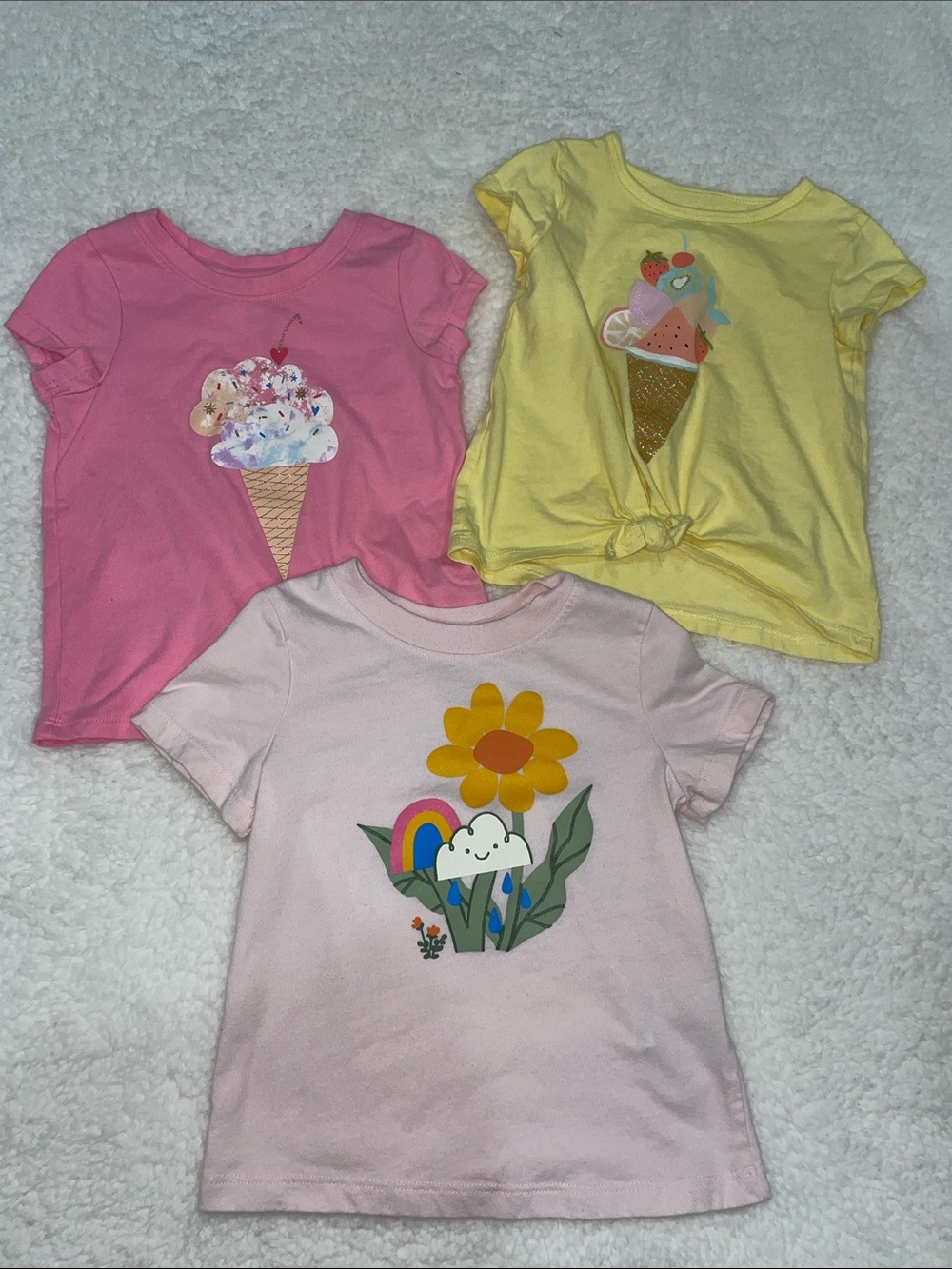 Set of 3 Toddler Girl Tees